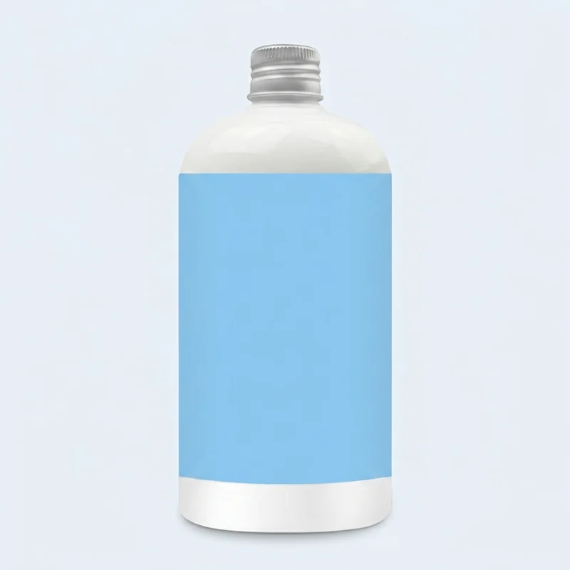 EIGTWEN 500ml studio size clay glaze bottle beside rows of finished pottery